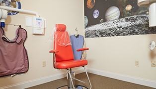 State-of-the-art dental exam room