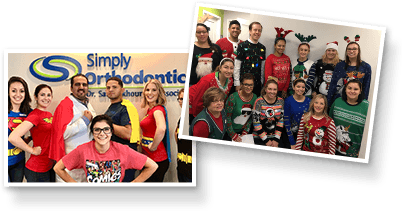 Two photos of Simply Pediatric Dentistry & Orthodontics team members